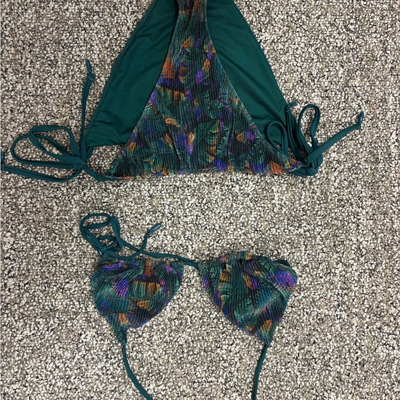 Multicolor Patterned Bikini Set - Picture 1 of 1